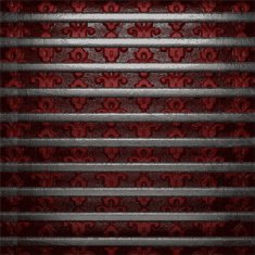 metal on red background N3