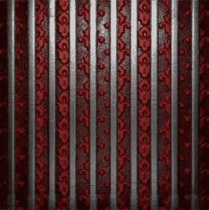metal on red background N4