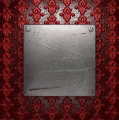 metal on red background N50