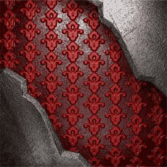 metal on red background N53