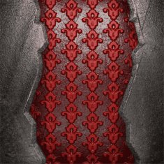 metal on red background N54