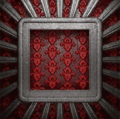metal on red background N57