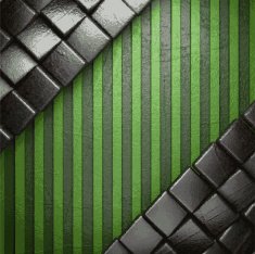 metal on green background N21