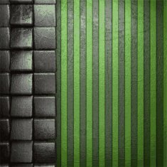 metal on green background N23