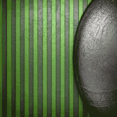 metal on green background N37