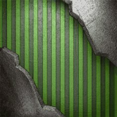 metal on green background N53