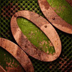 Old metal background N171
