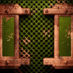 Old metal background N176
