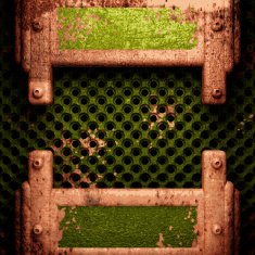 Old metal background N177