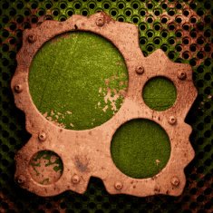 Old metal background N188