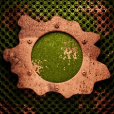 Old metal background N190