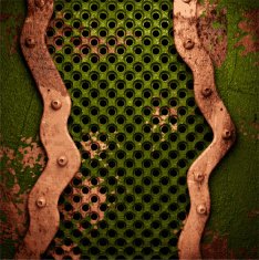 Old metal background N193