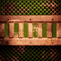 Old metal background N211