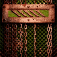 Old metal background N218