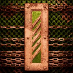 Old metal background N219