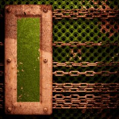 Old metal background N222