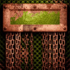 Old metal background N223