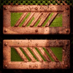 Old metal background N228
