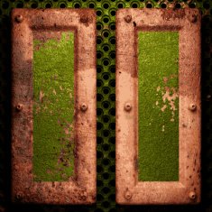 Old metal background N233