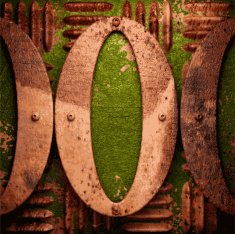Old metal background N241