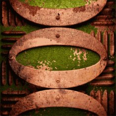 Old metal background N243
