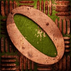 Old metal background N245