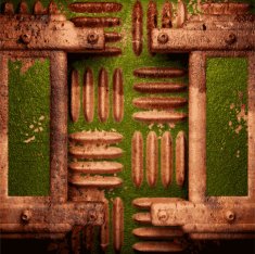 Old metal background N247