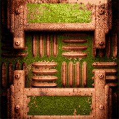 Old metal background N248