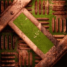Old metal background N249