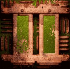 Old metal background N252