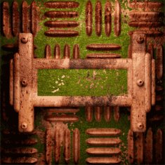 Old metal background N254