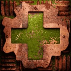Old metal background N255