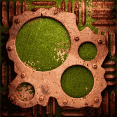 Old metal background N257