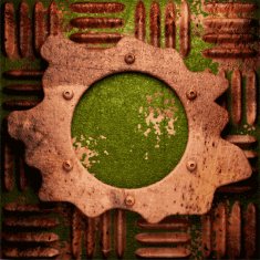 Old metal background N259