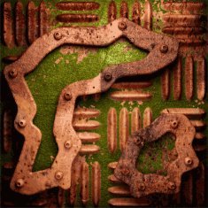 Old metal background N260