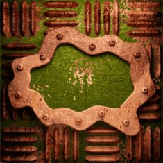 Old metal background N261
