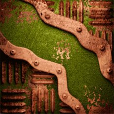 Old metal background N262