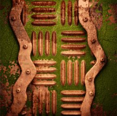 Old metal background N264