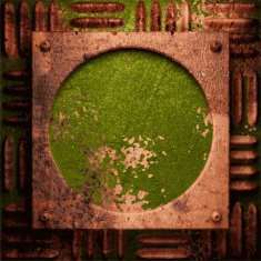 Old metal background N272