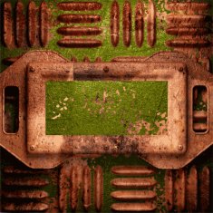 Old metal background N274