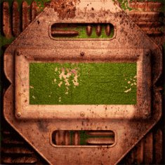 Old metal background N276