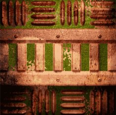 Old metal background N283