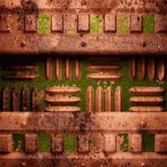 Old metal background N285