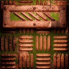 Old metal background N290