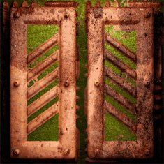 Old metal background N292