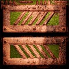 Old metal background N293
