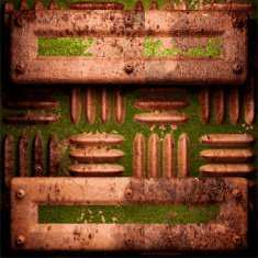 Old metal background N295