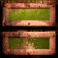 Old metal background N298