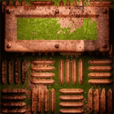 Old metal background N299