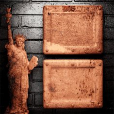 Old metal background N306